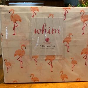 Martha Stewart Collection Whim Flamingo Sheets